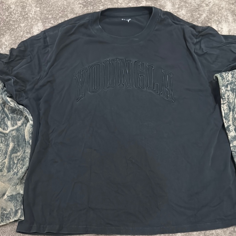 YoungLA Black Long Sleeve Tee